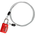 3-Dial TSA Lock® & Cable
