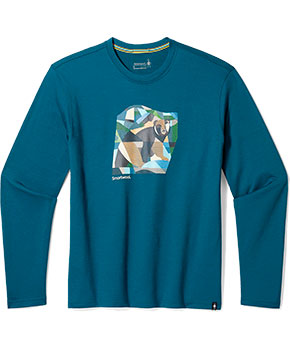 Smartwool Bear Country Graphic Long Sleeve Tee