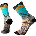 Bike Zero Cushion Wolf Print Crew Socks