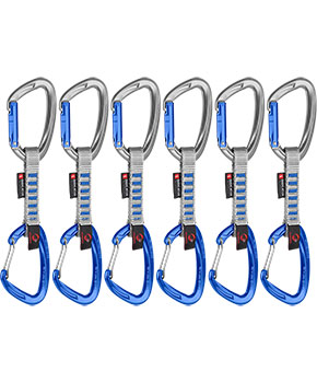 Mammut Crag Keylock Wire 10 cm Indicator 6-Pack Quickdraws