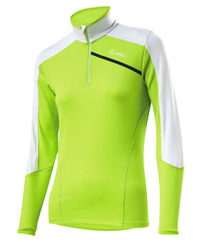 Löffler Damen Thermosoft Struktur Zip-Longsleeve