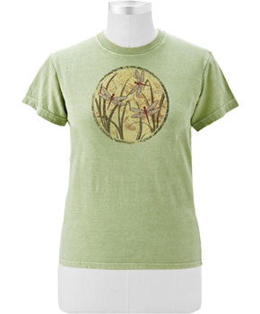 Earth Creation Dragonfly Globe Women's T-Shirt