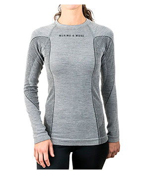 Merino & More Funktionsunterhemd Damen LS Langarm