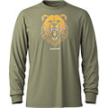 Geometric Bear Long Sleeve Graphic Tee