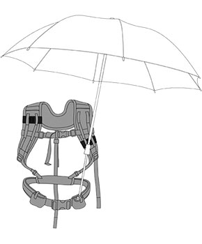 EuroSCHIRM Handsfree Umbrella System - Tragegestell