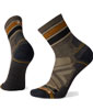 Hike Light Chusion Striped Mid Crew Socks