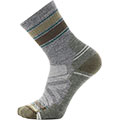 Hike Light Chusion Striped Mid Crew Socks