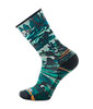 Hike Light Cushion Campground Print Crew Socks