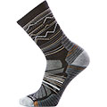 Hike Light Cushion Mountain Range Pattern Crew Socs