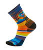 Hike Targeted Cushion Open Hearts Print Crew Socks