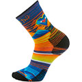 Hike Targeted Cushion Open Hearts Print Crew Socks