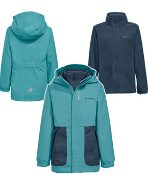 Vaude Kids Campfire 3in1 Jacket Girls IV