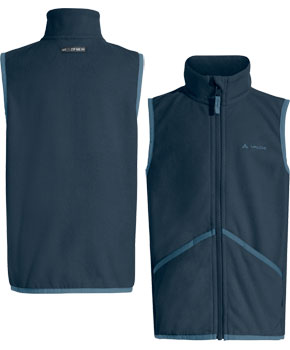 VAUDE Kids Pulex Vest Kinder Fleeceweste blau 