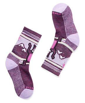 Smartwool Kids' Hike Light Cushion Hiking Bear Crew Socks