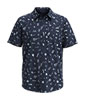 Men's Printed Short Sleeve Button Down
