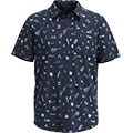 Men's Printed Short Sleeve Button Down