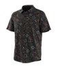 Men's Printed Short Sleeve Button Down