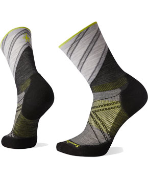 Smartwool PhD Run Light Elite Pattern Crew