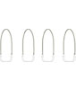 Reflective Finger Loop Zipper Pull Set