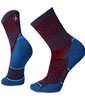 Run Targeted Cushion Pattern Mid Crew Socks