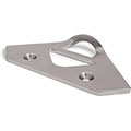 Lock plate with bottle opener cool box