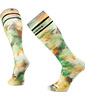 Ski Full Cushion Groovy Tie Dye Print OTC Socks