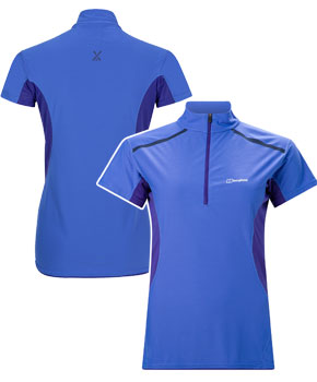 Berghaus Super Tech Tee Base Zip SS Women