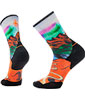 Trail Run Targeted Cushion Singletrack Print Crew Socks