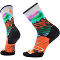 Trail Run Targeted Cushion Singletrack Print Crew Socks