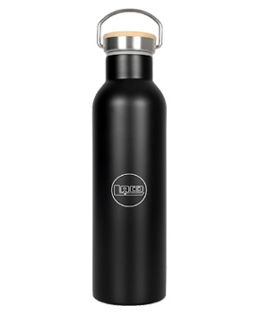 LACD Vacuum Steel Bottle Bamboo 0,75l
