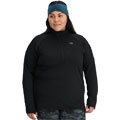 Vigor Grid Fleece Women's Quarter Zip - Plus