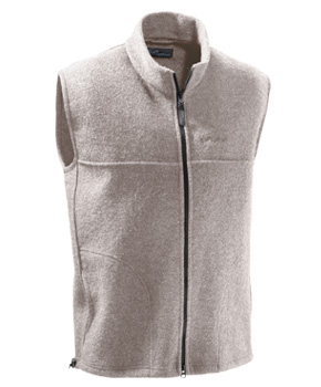 Mufflon Wollweste Berga nachtblau Weste Merino 