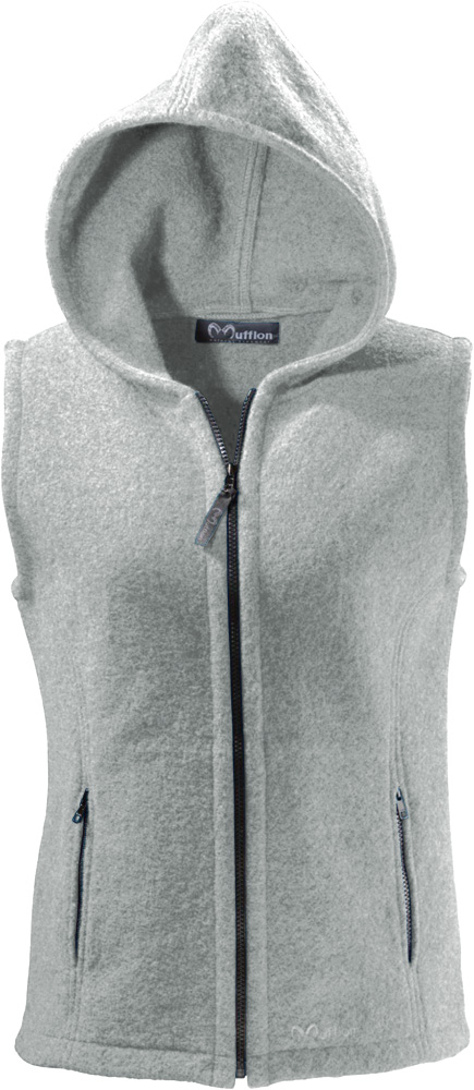 Mufflon Damen Walk Weste Momo aus Reiner Merino-Schurwolle