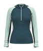 Women's Classic Thermal Merino Base Layer 1/2 Zip Hoodie Boxed