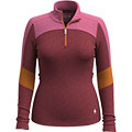 Women's Classic Thermal Merino Base Layer Colorblock 1/4 Zip Boxed