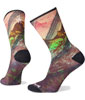 Women's Cycle Zero Cushion Mountain Print Crew Socks 