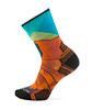Women's Hike Targeted Cushion Mountain Prism Print Crew Socks