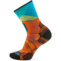 Women's Hike Targeted Cushion Mountain Prism Print Crew Socks