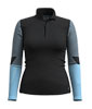 Women's Intraknit Thermal Merino Base Layer Colorblock 1/4 Zip