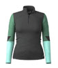 Women's Intraknit Thermal Merino Base Layer Colorblock 1/4 Zip