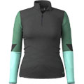 Women's Intraknit Thermal Merino Base Layer Colorblock 1/4 Zip