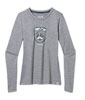 Women's Long Sleeve Graphic Tee Slim Fit- Gondola Ride