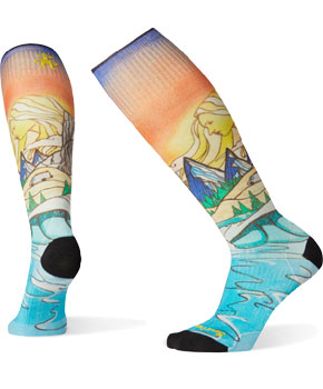 Smartwool Women's PhD Ski Ultra Light Lifecycle Print