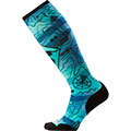 Women's Ski Targeted Cushion Topo Treasures Print OTC Socks